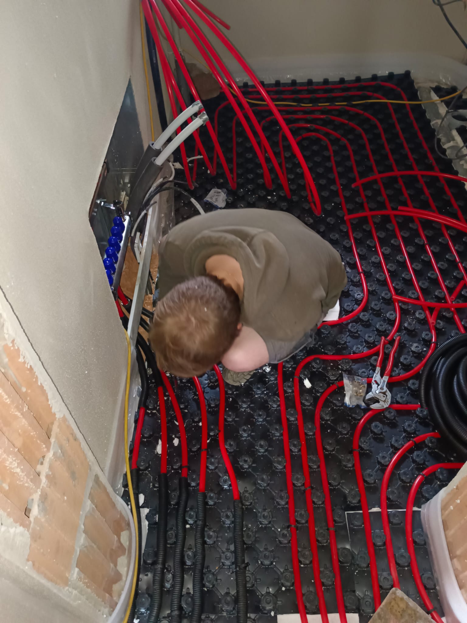 Ukázka instalatérské práce
