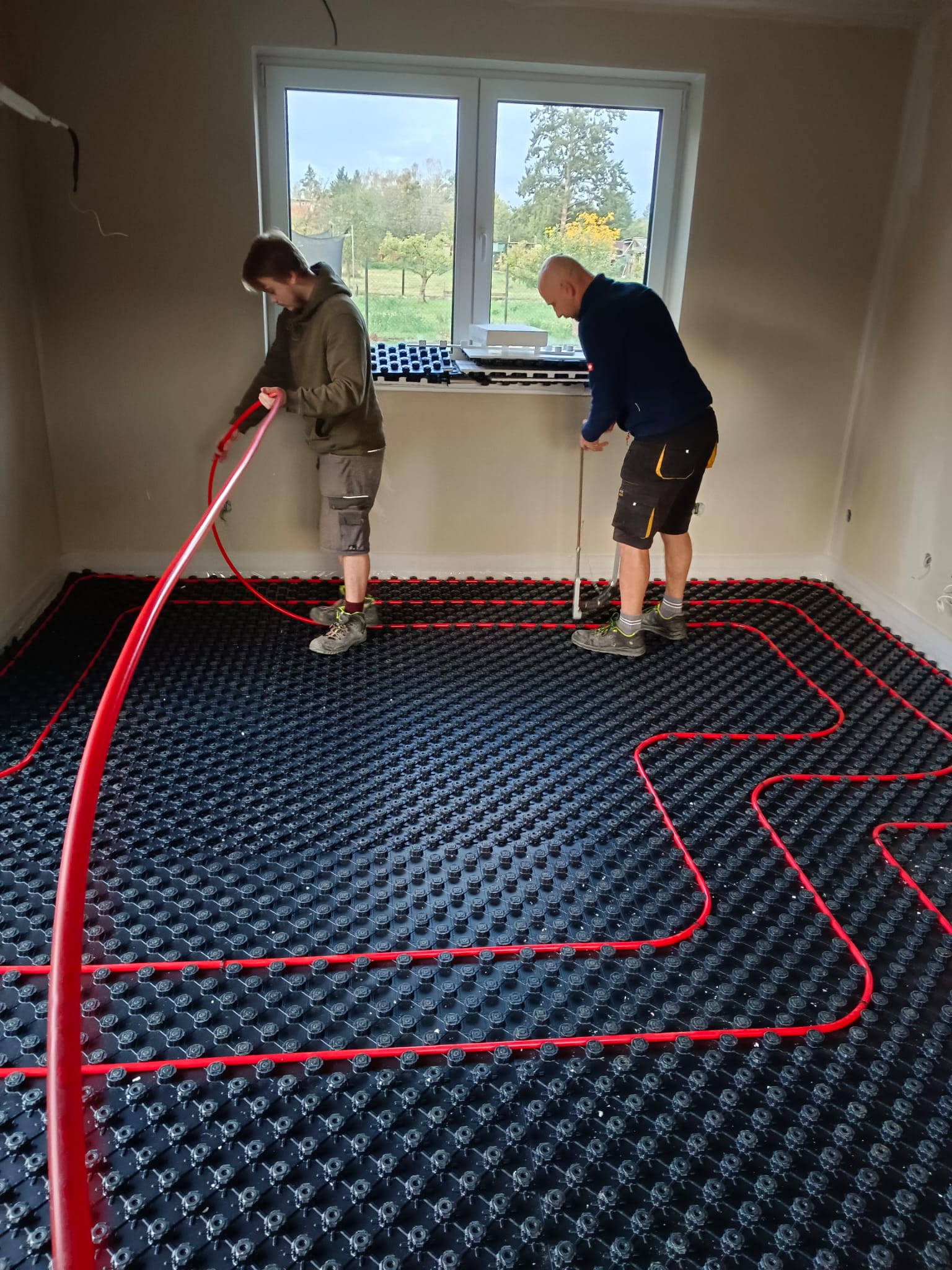 Ukázka instalatérské práce