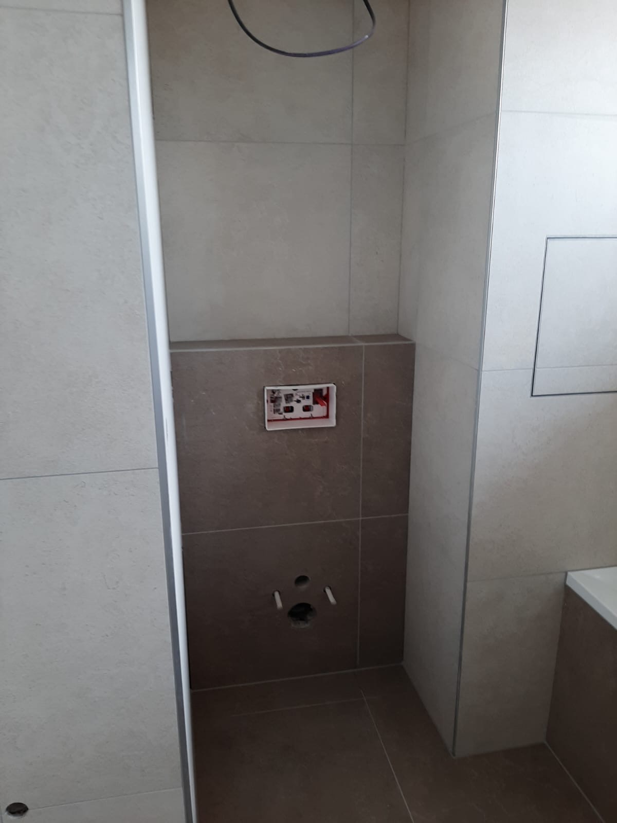 Ukázka obkladačské práce